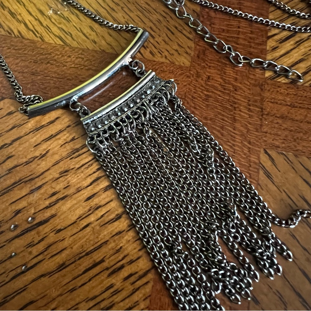 Paparazzi Gray Necklace and Earrings Set - Picture 5 of 7